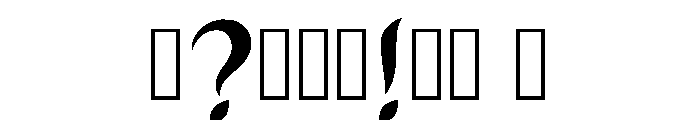 Jibr Regular Font OTHER CHARS