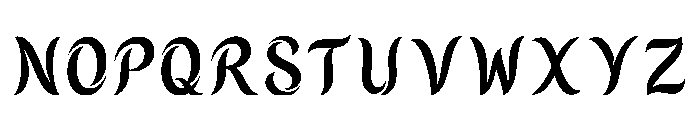 Jibr Regular Font UPPERCASE