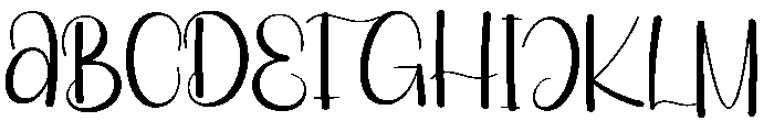 Jihans Font UPPERCASE