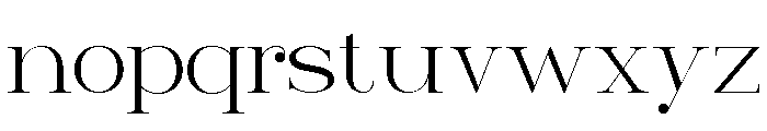Jina Glow Regular Font LOWERCASE
