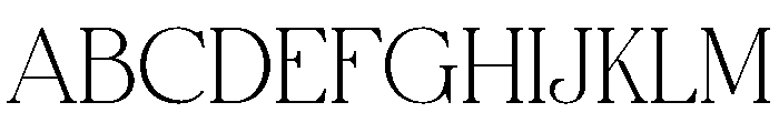 Jinglan Font UPPERCASE