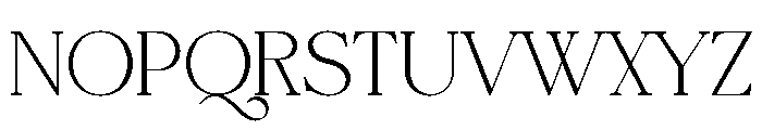 Jinglan Font UPPERCASE