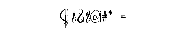 Jingle Aeley Font OTHER CHARS