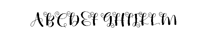 Jingle Aeley Font UPPERCASE