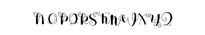 Jingle Aeley Font UPPERCASE