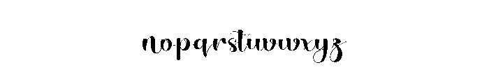 Jingle Aeley Font LOWERCASE
