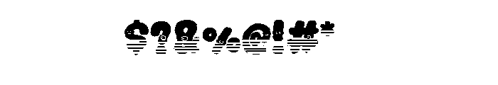 Jingle Army Font OTHER CHARS