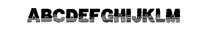 Jingle Army Font UPPERCASE