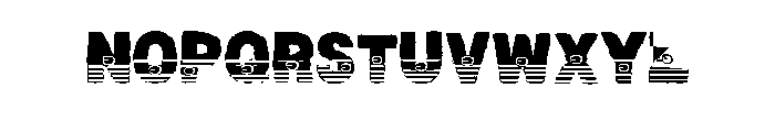 Jingle Army Font LOWERCASE