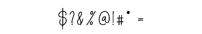 Jingle Blooming Font OTHER CHARS