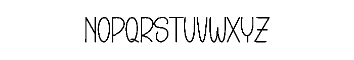 Jingle Blooming Font UPPERCASE