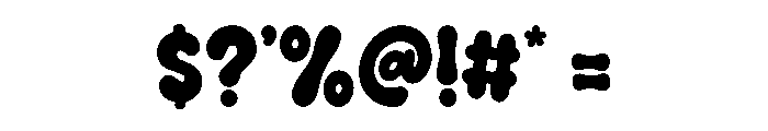 Jingle Bubble Regular Font OTHER CHARS