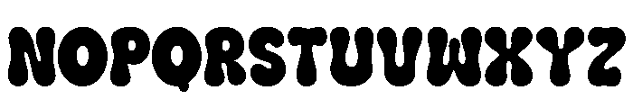 Jingle Bubble Regular Font UPPERCASE