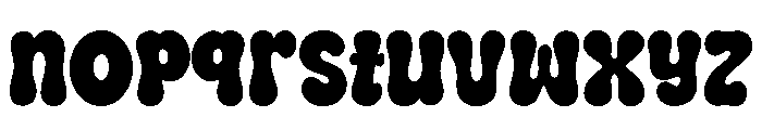 Jingle Bubble Regular Font LOWERCASE