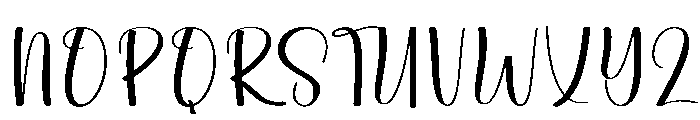 Jingle Honeymoon Font UPPERCASE