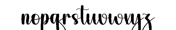 Jingle Honeymoon Font LOWERCASE