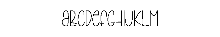Jingle Romantic Font UPPERCASE