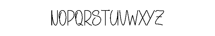 Jingle Romantic Font UPPERCASE