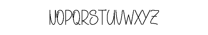Jingle Romantic Font LOWERCASE