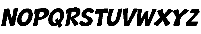 Jingle Strike Italic Font UPPERCASE