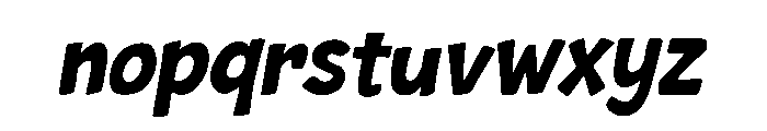Jingle Strike Italic Font LOWERCASE