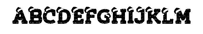 Jingle Wish Font Font UPPERCASE