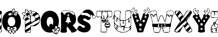 Jingle Wish Font UPPERCASE