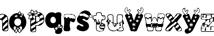 Jingle Wish Font LOWERCASE