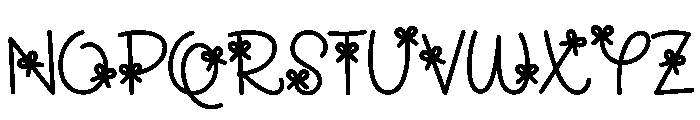 JingleBows Font UPPERCASE