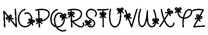 JingleBows Font LOWERCASE