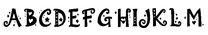 Jingleberry_Joy Font UPPERCASE