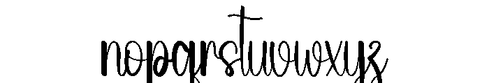 Jinglers Valentine Font LOWERCASE