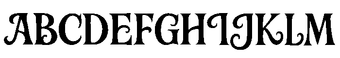 Jinxed Glyphs Font UPPERCASE