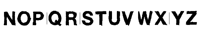 Jinxed Regular Font LOWERCASE