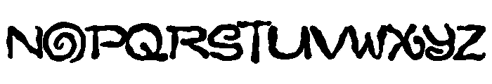 Jiotribe Regular Font UPPERCASE