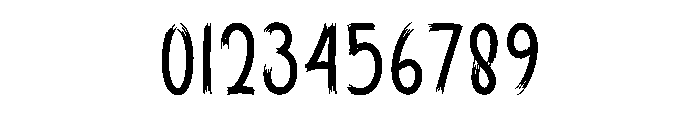 Jittery Font OTHER CHARS