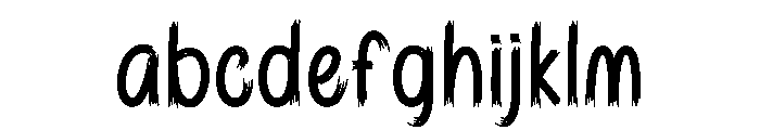 Jittery FONT