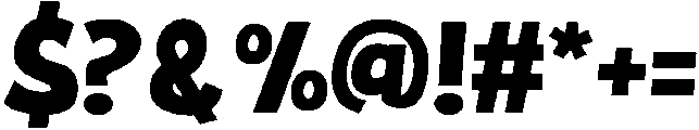JIGSAW Regular otf (400) Font OTHER CHARS