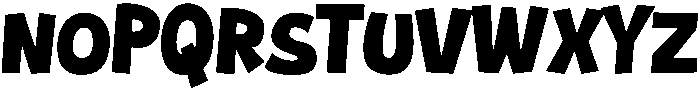 JIGSAW Regular otf (400) Font UPPERCASE