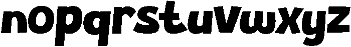 JIGSAW Regular otf (400) Font LOWERCASE