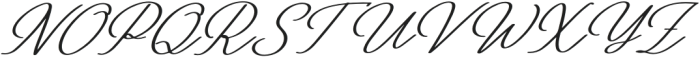 Jianshi Hearth Italic otf (400) Font UPPERCASE