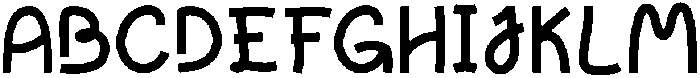 Jibby Regular otf (400) Font UPPERCASE