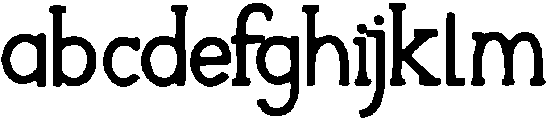 Jibe ttf (400) Font LOWERCASE