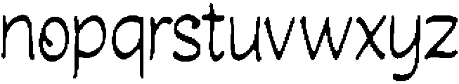 Jico ttf (400) Font LOWERCASE