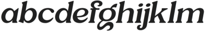 Jiftan-Italic otf (400) Font LOWERCASE