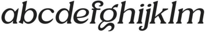 Jiftan Light Italic otf (300) Font LOWERCASE