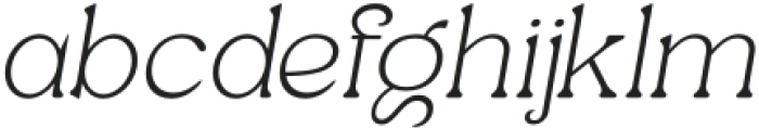 Jiftan Thin Italic otf (100) Font LOWERCASE