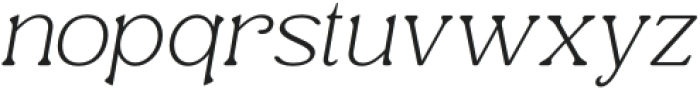 Jiftan Thin Italic otf (100) Font LOWERCASE