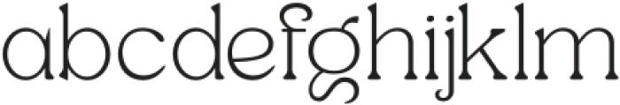 Jiftan Thin otf (100) Font LOWERCASE