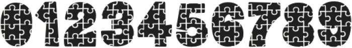 Jigsaw Black Regular otf (900) Font OTHER CHARS